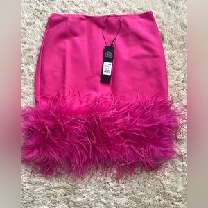 Hot Pink Fashion Nova Mini Skirt